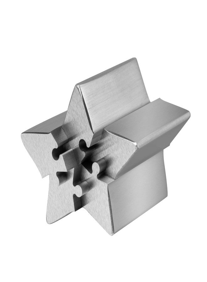 Heavenly Metals أحجية النجوم ثلاثية الأبعاد من 5 قطع من هيفنلي ميتالز للبالغين - لعبة مكتبية من الفولاذ المقاوم للصدأ، هدية مكتبية للرجال والنساء، قطع سلكي بتقنية EDM بدون أي تفاوت - Image 1